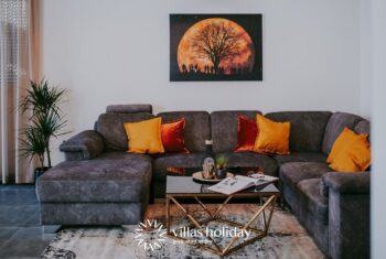 The living room of Villa Salvela