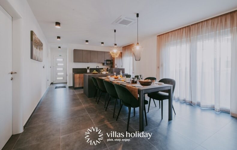 The dining area of Villa Salvela