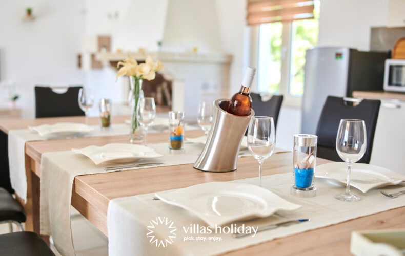Dining area of Villa Melli