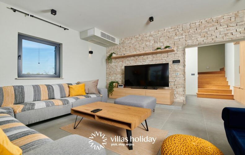 Living room of Villa Brzac