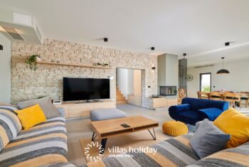 Living room of Villa Brzac