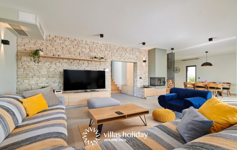 Living room of Villa Brzac