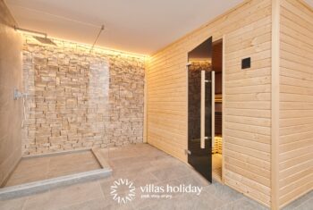 Wellness area of Villa Brzac