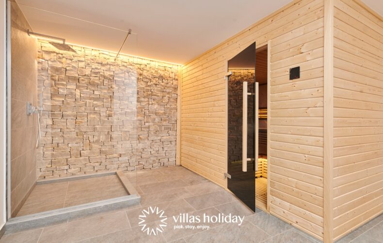 Wellness area of Villa Brzac