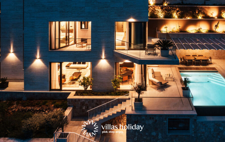 Night view of Villa Antoan