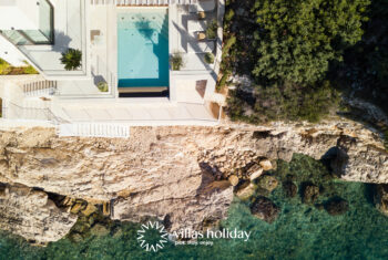 Aerial view of of Villa Antoan