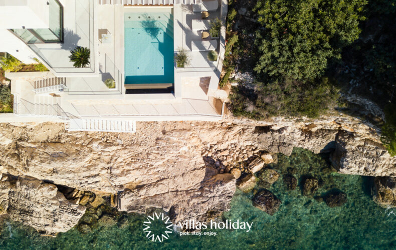 Aerial view of of Villa Antoan