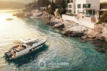 Enchanting villa with heated infinity pool and sauna near Dubrovnik