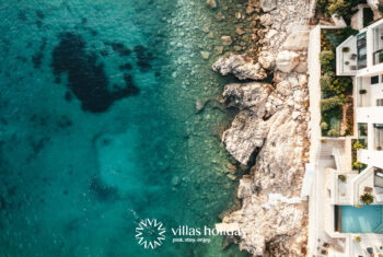 Aerial view of Villa Antoan