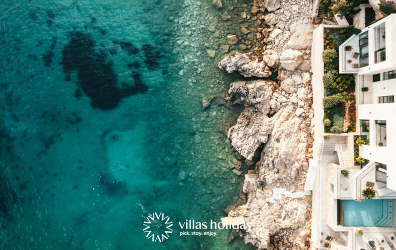 Aerial view of Villa Antoan