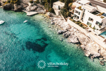 Enchanting villa with heated infinity pool and sauna near Dubrovnik