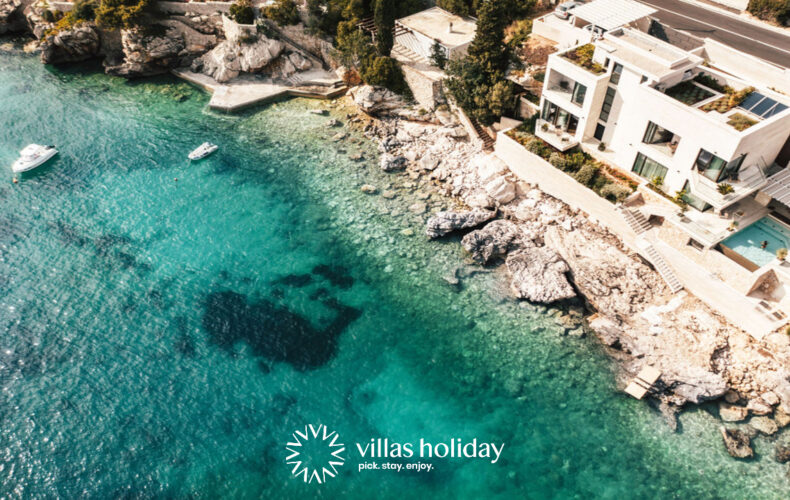 Enchanting villa with heated infinity pool and sauna near Dubrovnik