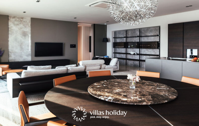 Kitchen and dining area of Villa Antoan