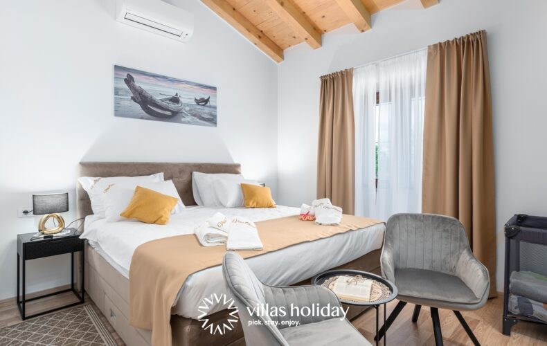 Bedroom of Villa Vias Oliveti