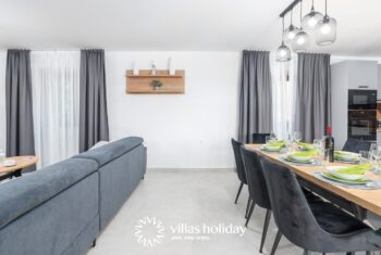Dining and living are of Villa Vias Oliveti