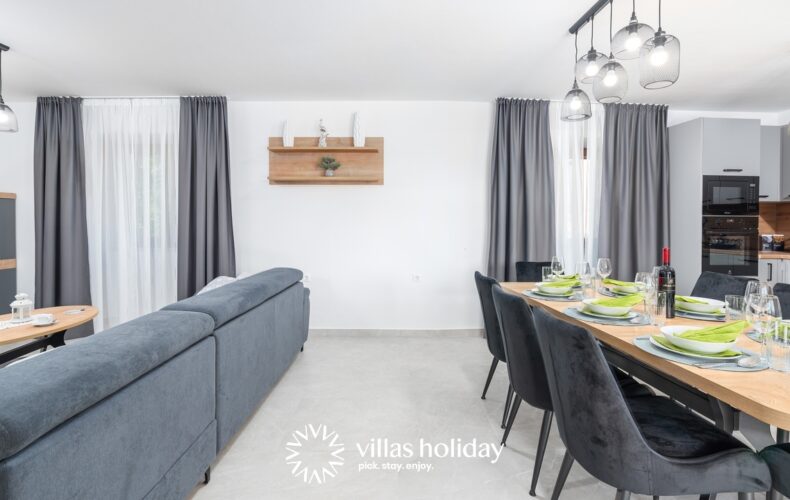 Dining and living are of Villa Vias Oliveti