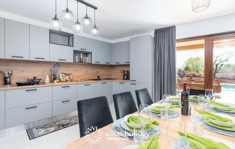 Kitchen of Villa Vias Oliveti