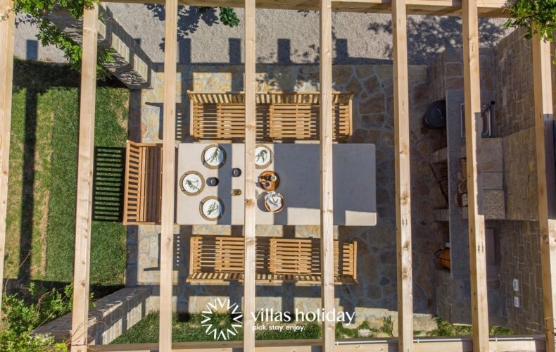 Grill area of Villa Paradiso d'Istria