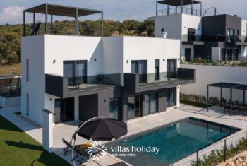 Modern villa with heated pool, sauna, jacuzzi and gym on the island of Pag